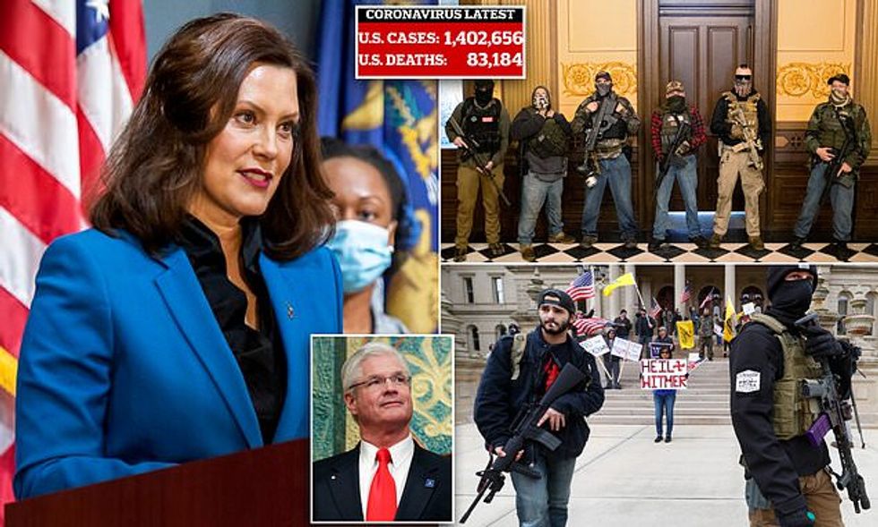 Michigan Gov: Any protester brandishing a firearm will be arrested https://t.co/s3fo6m9rMC via @MailOnline