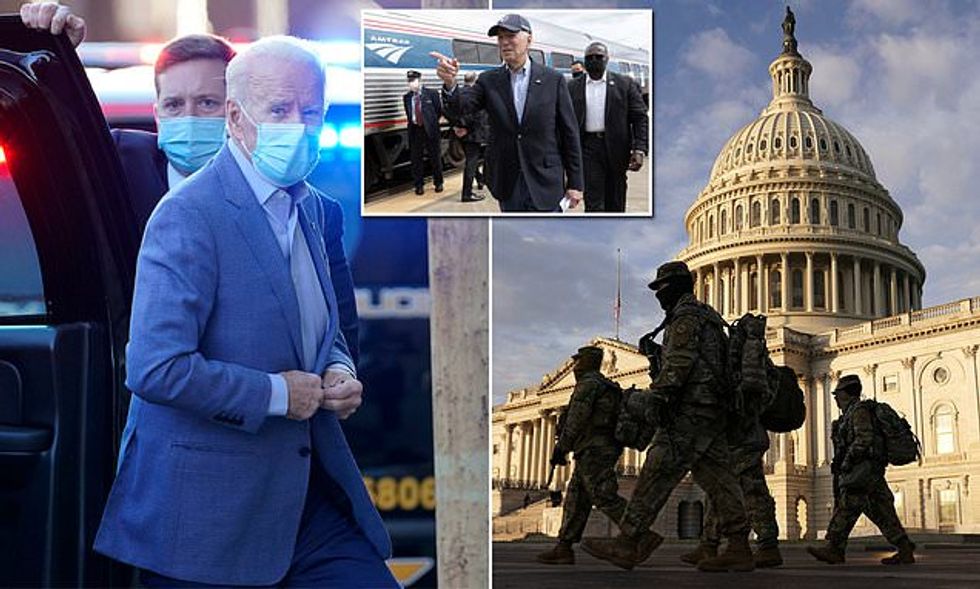 Joe Biden cancels his plan to take Amtrak to his inauguration after security advice that his arrival at Union Station would be too high-risk amid fears of more MAGA violence
 https://t.co/4NBELKD18v