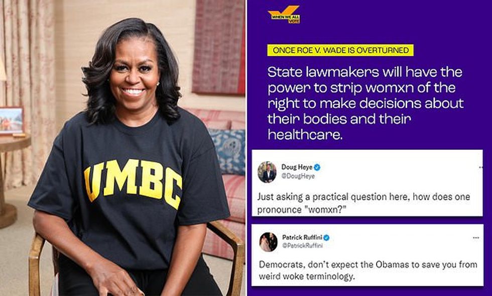 Michelle Obama raises eyebrows by using the word 'womxn' https://t.co/Txjmq9gIn0