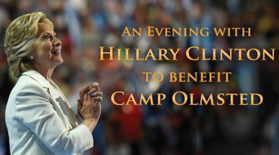 Yesterday @HillaryClinton was at Riverside Church for a benefit for Camp Olmsted. Watch her here.
https://t.co/LZlayqYUVa