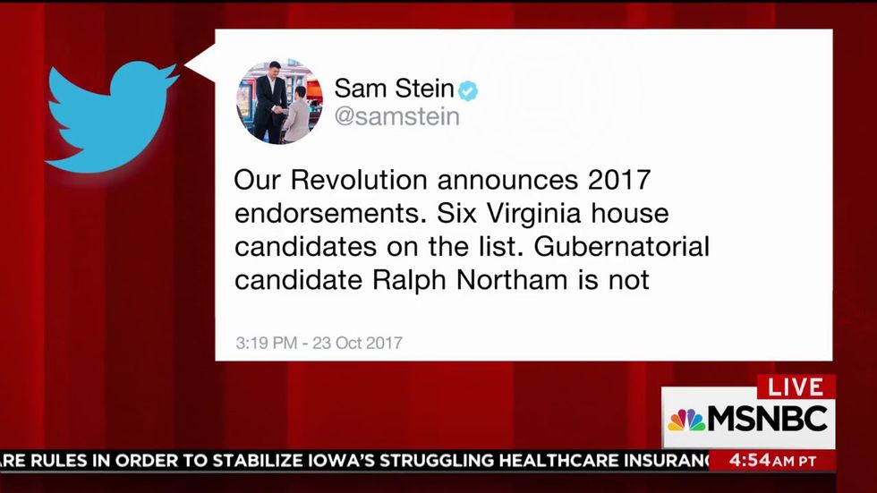 Ignore Sanders. Vote Northam. Vote Democratic. Register and vote, Virginia.
https://t.co/7kZwTTZIHj