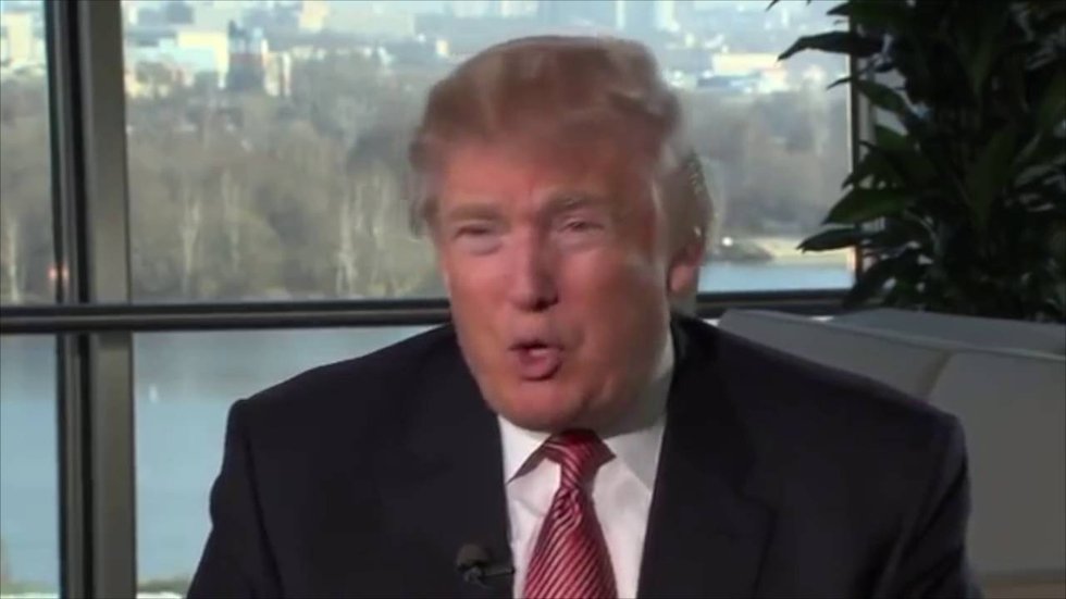 Yesterday Trump said he would meet with Putin even before he is President. Listen to this.