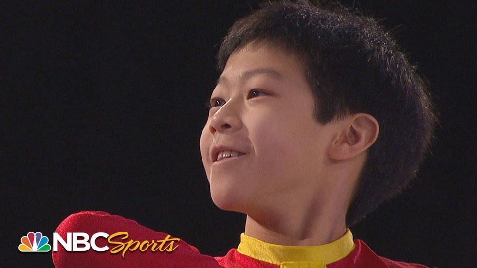 Thought you would enjoy watching 10 year old Nathan Chen. An interview follows his program. Have fun! 

https://t.co/44aANMdmn1