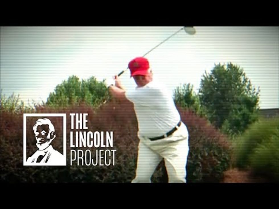 Do you want to see #whyAmericansDie! Watch this ad from #TheLincolnProject!  #TrumpGolfsAmericansDie https://t.co/vweWXpA0JE