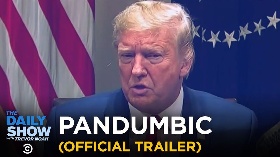 Watch! Weep! Share! #Pandumbic. The dumbest man alive is in charge. #SaveUsFromTrump #Blue2020 https://t.co/A3JozNSumH