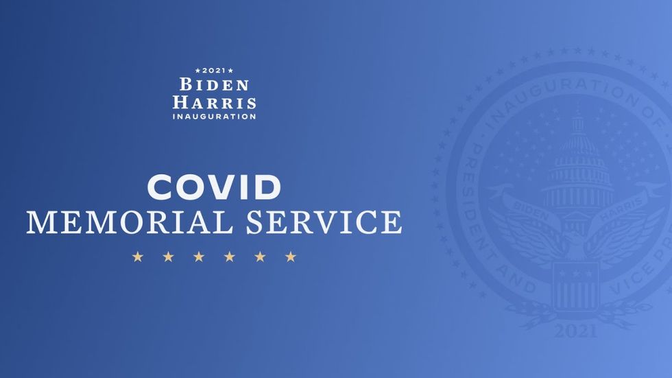 The Biden-Harris Memorial for the 400,000 who died from Covid-19. Happened tonight. Watch it here. 

https://t.co/liwFgOlMiJ