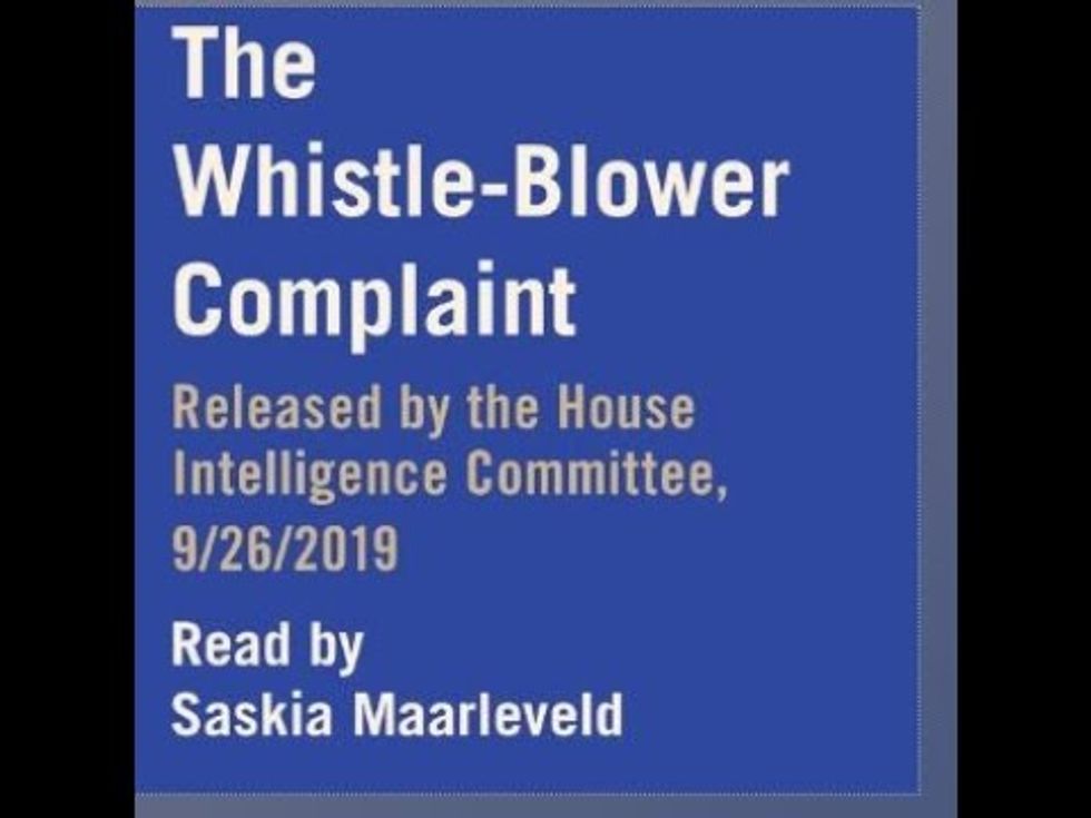 The Whistleblower Complaint Audio Recording.
If you want to do one thing to serve  #Democracy #Impeachment
and the brave #Whistleblower today, share this! Listen yourself too.  The weekend is coming up.  1/2 hour. https://t.co/pjriG0RaVz