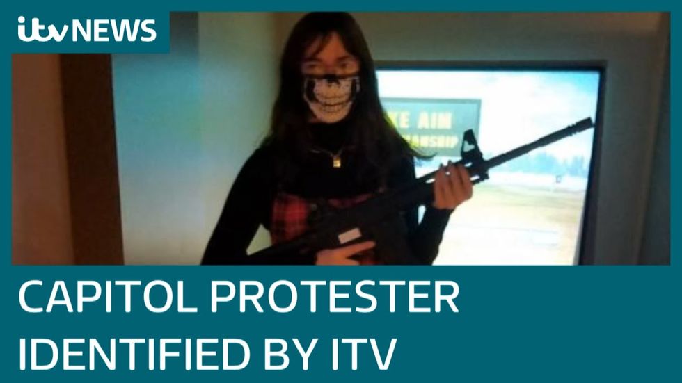 Bellingcat has identified footage of Riley June Williams, the 22 year old insurrectionist who allegedly stole Pelosi’s laptop, making a Nazi salute. https://t.co/Y2OyYT2yiB