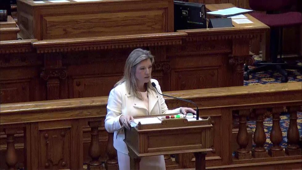 Brian Kemp could sign #HB481 in the next 24 hours effectively banning abortion in the state of #Georgia. This bill makes women who seek abortion criminals facing jail time. Women could be investigated by the police for miscarriages. Watch Sen. Jen Jordan: https://t.co/e725Ek2kNq