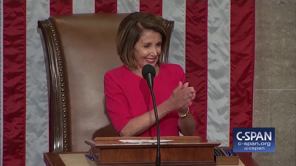 Oh what a Day. Read or watch @SpeakerPelosi inspiring speech in this post. The best moments may have been when she cited Reagan and George Herbert Walker. Dems cheered and GOP were silent. @TeamPelosi https://t.co/bTubtL2np8