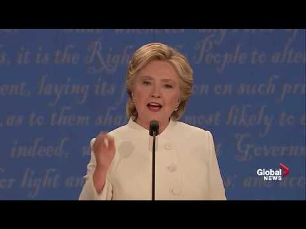 1.  Hillary called out Trump as a Russia puppet not once but twice at the Presidential Debates. 