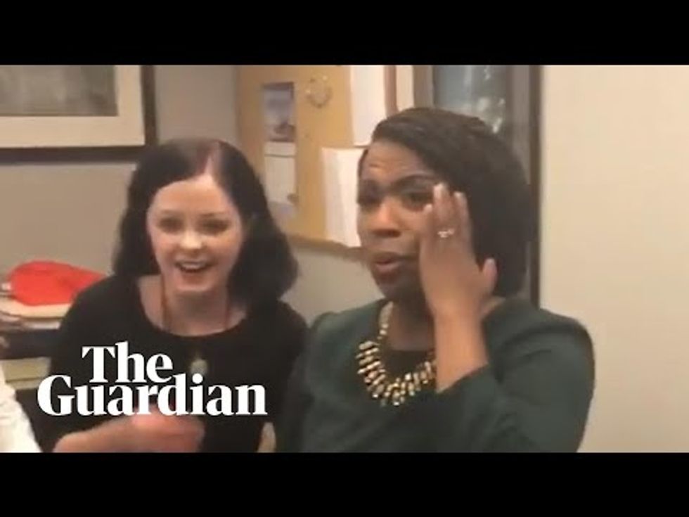 Massachusetts Primary 2018. #AlyssaPressley learns she has won. Watch the video. Hey, guess who spotted her as a force of the future in 2015! @hillaryclinton  #midterms2018 Take back the Congress! https://t.co/gS9hQRN2gn