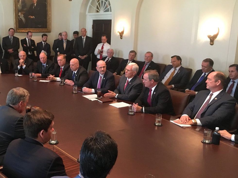 Donald Trump meets 30 men to discuss future of maternity care https://t.co/oNizmOBmEV