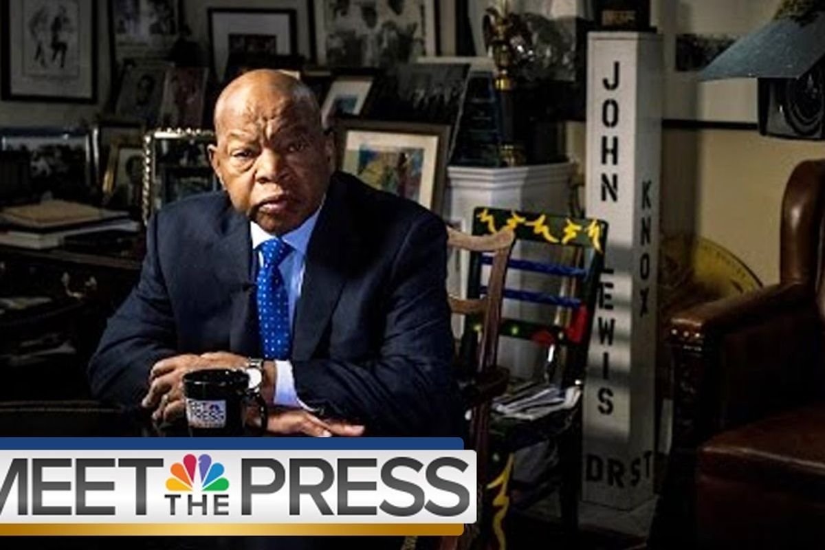 John Lewis. Trump is Not A Legitimate President.